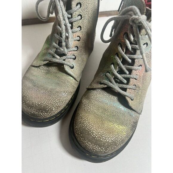 Kids Dr. Martens 1460 Pascal Boots Women's Size US 3 Distressed Look Combat Soft - Picture 3 of 11